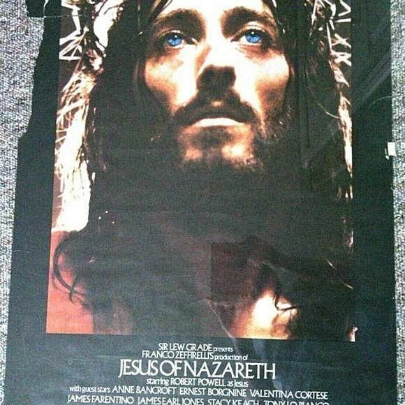 Jesus of Nazareth Original Movie Poster Film Robert Powell Posters Anne Bancroft - Picture 14 of 16